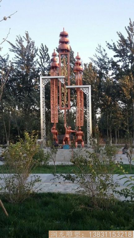 不銹鋼景觀雕塑 城市標志雕塑